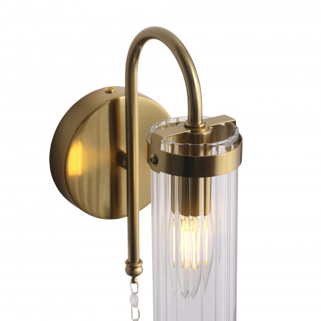 ST LUCE SL1401.301.01 Светильник настенный ST-Luce Латунь/Прозрачный E14*1 40W ЛЮМИНЕРА