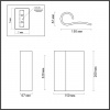 Настенный светильник ODEON LIGHT HIGHTECH 7014/3WL