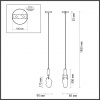 Подвесной светильник ODEON LIGHT MIDCENT 6696/5L