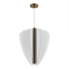 ST LUCE SL6509.213.01 Светильник подвесной ST-Luce Золотистый/Прозрачный LED 1*75W 4000K ФЕЗАЛЕ
