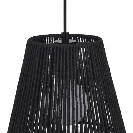 EVOLUCE SLE6025-413-01 Светильник подвесной черный/черный E27 1*40W СЕННА