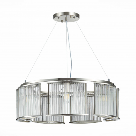 ST LUCE SL1627.103.07 Люстра подвесная ST-Luce Хром/Прозрачный E14 7*40W ВЕЛЛЕТРИ