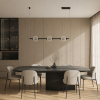 ST LUCE SL6120.403.03 Светильник подвесной ST-Luce Черный/Прозрачное кракелированное стекло LED 3*8,5W 3000K ПИК