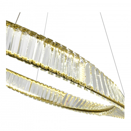 ST LUCE SL6204.321.01 Светильник подвесной ST-Luce Латунь/Прозрачный LED 1*58W 4000K РИТОРТО