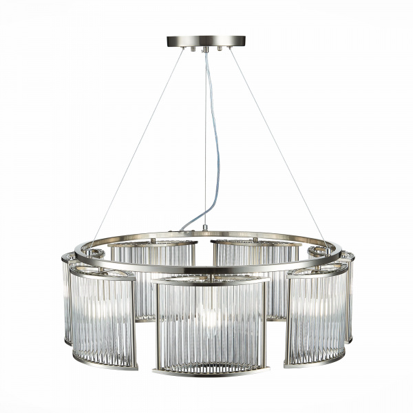 ST LUCE SL1627.103.07 Люстра подвесная ST-Luce Хром/Прозрачный E14 7*40W ВЕЛЛЕТРИ
