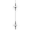 ST LUCE SL6231.403.02 Светильник подвесной ST-Luce Черный/Прозрачный LED 2*5W 4000K ЗЕНИТ