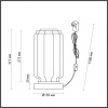 Настольная лампа ODEON LIGHT HIGHTECH 5409/10TL