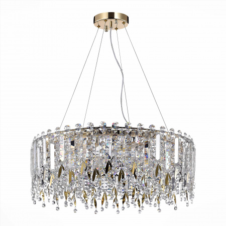 ST LUCE SL1655.203.08 Люстра подвесная ST-Luce Золотистый/Прозрачный E14 8*40W ДЕЗИО