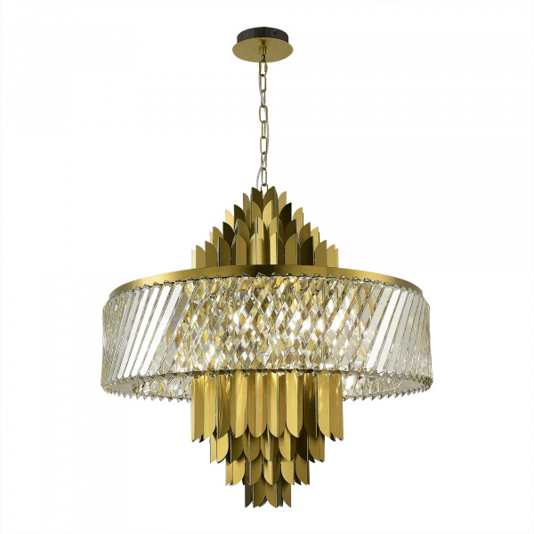 ST LUCE SL1635.303.13 Люстра подвесная ST-Luce Латунь/Прозрачный E14 13*40W НАРИ