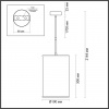 Подвес ODEON LIGHT MODERN 5064/1A