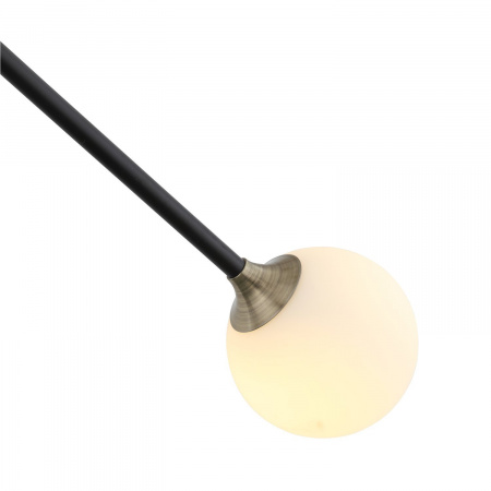 ST LUCE SL429.403.02 Светильник потолочный ST-Luce Черный, Золото/Белый G9 2*5W БАСТОН
