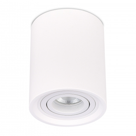ST LUCE ST156.502.01 Светильник потолочный Белый GU10 1*50W IP20 D100xH120 180-240V Без ламп Накладные светильники