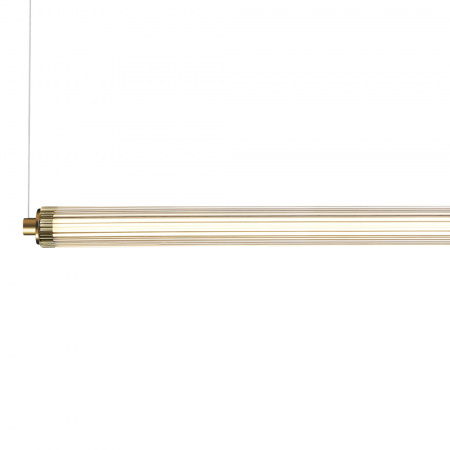 ST LUCE SL6224.313.01 Светильник подвесной ST-Luce Латунь/Прозрачный LED 1*30W 4000K БАМБУ