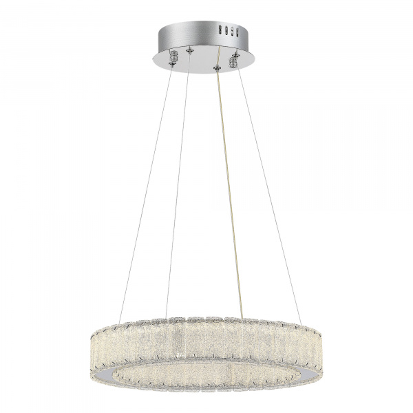 ST LUCE SL6008.103.01 Люстра подвесная ST-Luce Хром/Хром LED 1*20W 3000K ЛАТОЦЦО
