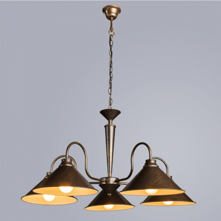 Подвесная люстра Arte Lamp BEVEL A9330LM-5BR