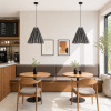 ST LUCE SL3002.403.01 Светильник подвесной ST-Luce Черный/Бежевый E27 1*60W СЕНТИТО