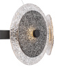 ST LUCE SL6142.443.01 Светильник подвесной ST-Luce черный/дымчатый LED 1*44W 4000K АЛЮМО