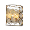 ST LUCE SL1105.201.02 Светильник настенный ST-Luce Золотистый с патиной/Золотистый, Прозрачный E14 2*60W СЕРАНДА