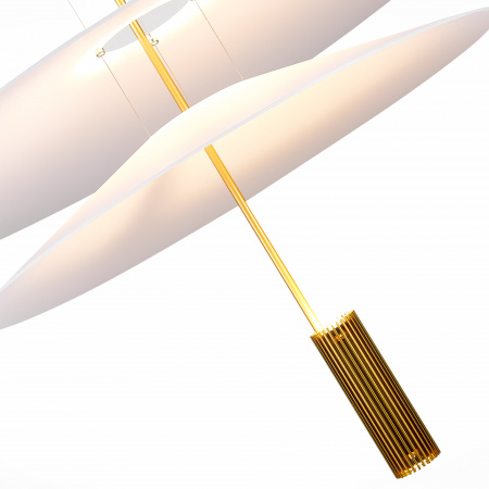 ST LUCE SL6101.223.01 Люстра подвесная ST-Luce Золотистый/Белый LED 1*15W 3000K ИСОЛА