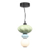 ST LUCE SL6134.403.01 Светильник подвесной ST-Luce черный/зелёный, синий, опаловый LED 1*8W 3000K ФЛОРЕНТИНИ