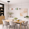 ST LUCE SL6134.443.01 Светильник подвесной ST-Luce черный/зеленый, розовый, желтый, синий, опаловый LED 1*24 ФЛОРЕНТИНИ