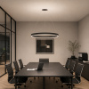 ST LUCE SL6238.433.01 Светильник подвесной ST-Luce черный/черный LED 1*32W 4000K ПАРИЛЛА