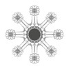 Люстра подвесная Lightstar Schon 790114