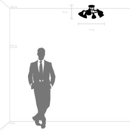 Люстра потолочная Lightstar Acrobata 761060