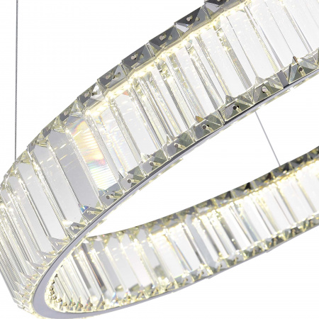 ST LUCE SL1622.113.01 Люстра подвесная ST-Luce Хром/Прозрачный LED 1*68W 4000K ТИВОЛИ
