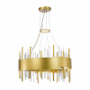 ST LUCE SL1633.203.12 Люстра подвесная ST-Luce Матовое золото/Матовое золото,Прозрачный E14 12*40W ОЛЬВЕРА