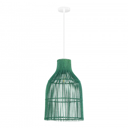 ST LUCE SL1513.503.01 Светильник подвесной ST-Luce Белый/Зеленый E27 1*40W ЧЕСТА