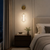 ST LUCE SL6136.201.01 Светильник настенный ST-Luce золото/коньячный LED 1*6W 3000K СПАЙН