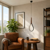 ST LUCE SL6131.413.12 Светильник подвесной ST-Luce Черный/Черный, Терракотовый LED 1*12W 4000K ШЕЙП