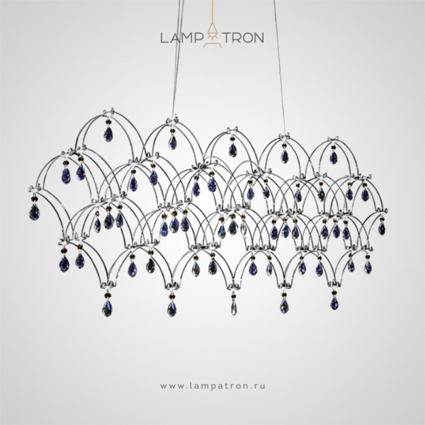 Реечный, рядный светильник Lampatron GUDVIN LONG CHROMATIC. Размер XXL