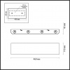 Настенный светильник ODEON LIGHT HIGHTECH 3893/8WL