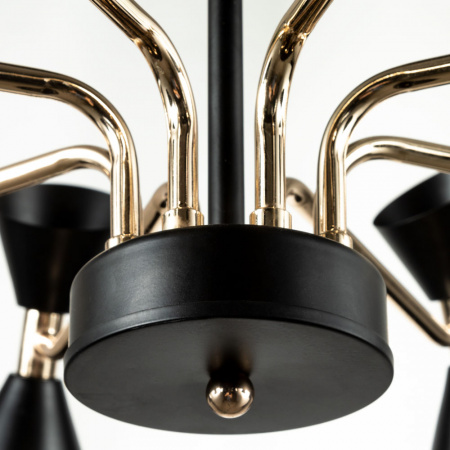 Потолочная люстра Arte Lamp WELLINGTON A2711PL-8BK