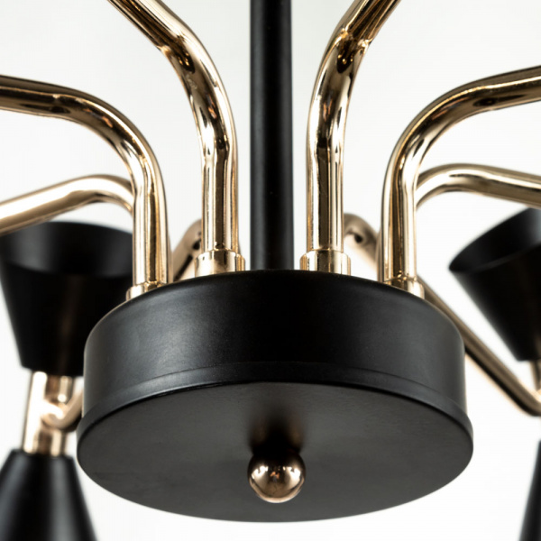 Потолочная люстра Arte Lamp WELLINGTON A2711PL-8BK