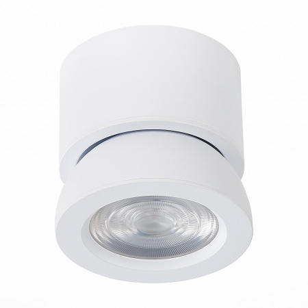 ST LUCE ST654.532.10 Светильник потолочный Белый LED 1*10W 3000K 850Lm Ra>90 38° IP20 D95xH96 180-240V Накладные светильники