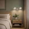 EVOLUCE SLE183501-02 Светильник настенный Белый/Белый E14 2*60W ДЖИМЕНТО