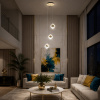 ST LUCE SL1182.203.03 Светильник подвесной ST-Luce Золотистый/Прозрачный, Золотистый G9 3*5W РИЕЛЛО