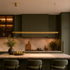 ST LUCE SL6238.313.01 Светильник подвесной ST-Luce латунь/латунь LED 1*28W 4000K ПАРИЛЛА