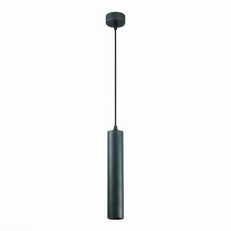 ST LUCE ST151.403.01 Светильник подвесной Черный GU10 1*50W  IP20 D54xH290 220V Без ламп Подвесные светильники