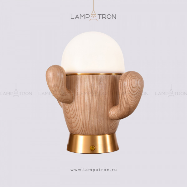 Настольная лампа Lampatron TEXAS. Размер M. Цвет Светлое Дерево