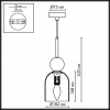 Подвесной светильник ODEON LIGHT MIDCENT 6625/1B