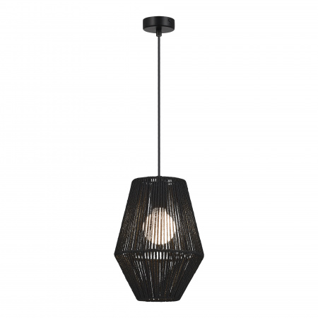 EVOLUCE SLE6025-413-01 Светильник подвесной черный/черный E27 1*40W СЕННА