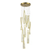 ST LUCE SL6205.303.09 Светильник подвесной ST-Luce Латунь/Прозрачный LED 1*99W 4000K ЭЛИКА