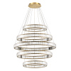 ST LUCE SL1622.303.05 Люстра подвесная ST-Luce Латунь/Прозрачный LED 1*255W 4000K ТИВОЛИ