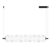 ST LUCE SL6121.413.01 Светильник подвесной ST-Luce Черный/Белый LED 1*30W 3000K ТАЛИСМАН