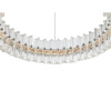 ST LUCE SL383.103.01 Светильник подвесной ST-Luce Хром/Хром, Прозрачный LED 1*34W 3000K КЕРИО