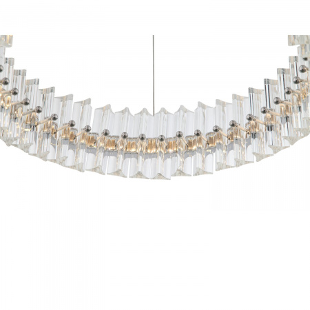 ST LUCE SL383.103.01 Светильник подвесной ST-Luce Хром/Хром, Прозрачный LED 1*34W 3000K КЕРИО
